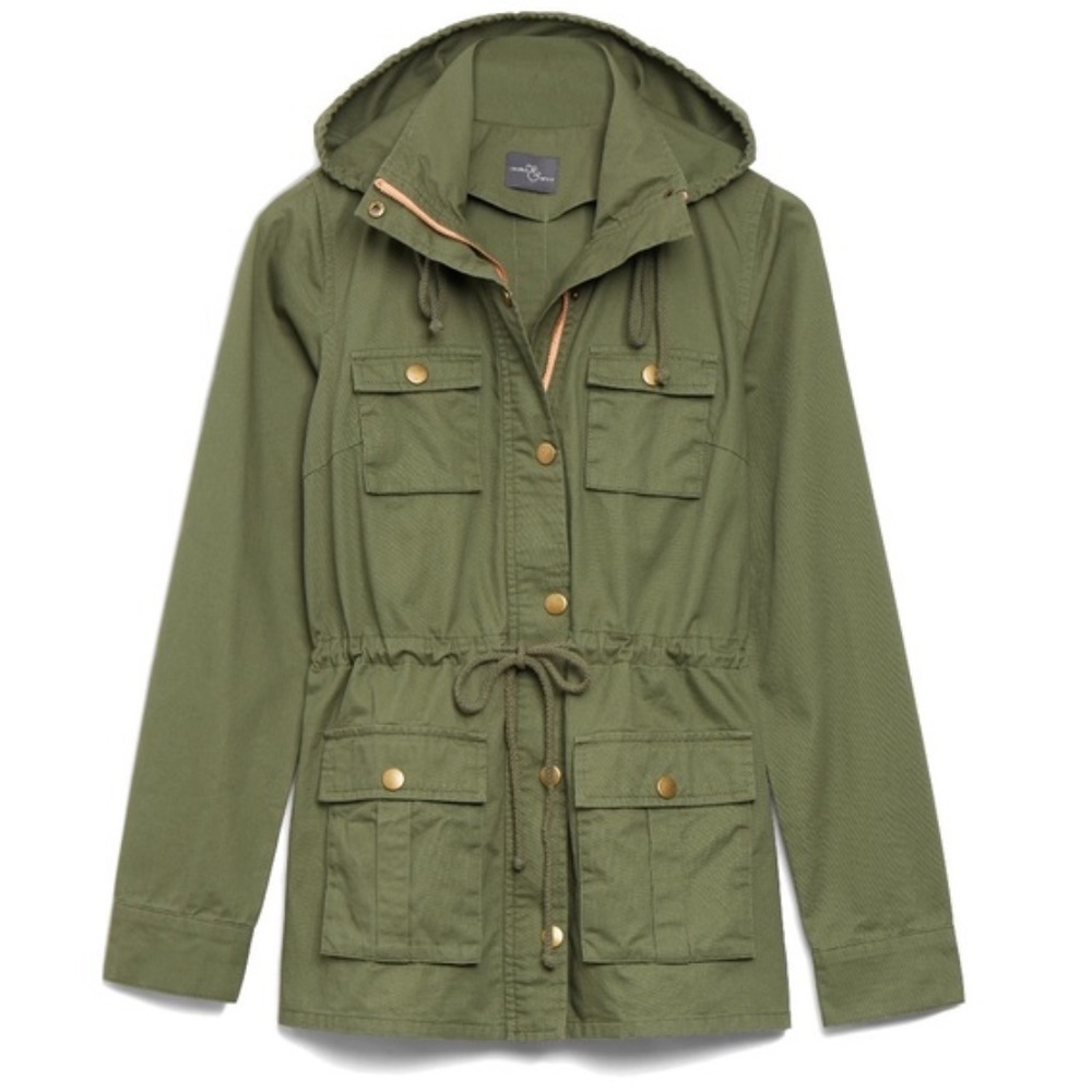 Market & Spruce Chaplin Hooded Cargo Jacket